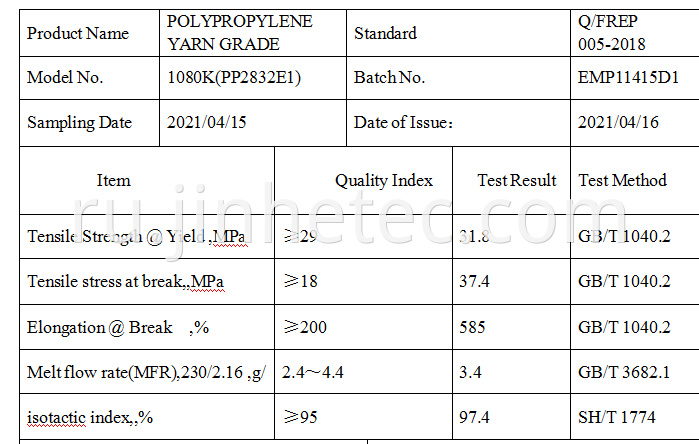 EXXONMOBIL Propylene Resin